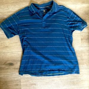 Quicksilver collared shirt. Blue